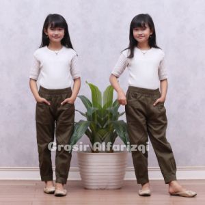 Celana Anak Perempuan Hinata Kidz Pants Kulot Korean Style Bahan Katun Strech