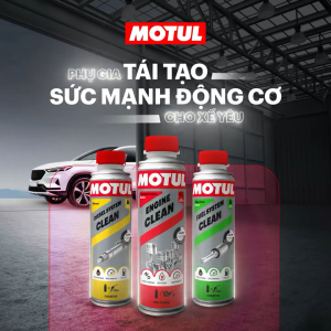 Phụ Gia Súc Rửa Động Cơ Xe Hơi Ô Tô MOTUL ENGINE CLEAN AUTO 300ML MADE IN GERMANY