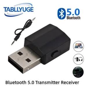 TABLLYUGE 5.0 Bộ Thu Phát Bluetooth Mini Aux Không Dây 3.5 Mm Dual-Model Cho Radio Xe Hơi Truyền Hình Tai Nghe Bluetooth