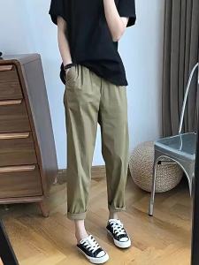 DVDK | Slimming Ice Silk High Waisted Culottes For Pear Shaped 3/4 Pants