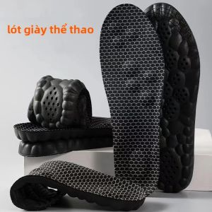 2 Cái/4 Cái Massage Chân Nam Đế Mềm Giảm Chấn Thoáng Khí Thể Thao Đế Co Giãn Thoải Mái Hỗ Trợ Vòm Cho Giày Ngoài Trời