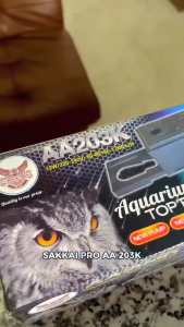 Mesin Box Filter Aquarium Pompa Paket Komplit Top Filter Box 3 In 1 SAKKAI PRO AA 203K 380 900