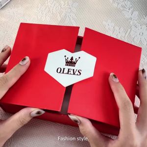 OLEVS | OLEVS 2891 Đồng Hồ Thạch Anh Mặt Số Lớn Dành Cho Nữ Đồng Hồ Đeo Tay Nữ Có Lịch Kép Chống Nước Bằng Thép Không Gỉ Sang Trọng Đồng Hồ Đeo Tay Nữ Thanh Lịch
