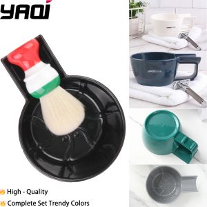 YAQI High - Quality Plastic Shaving Bowl for Men - Stylish Beard Care Must have Grooming AccessoryAvailable in various colors