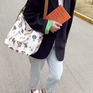 Tote Bag Gaya Etnik Kanvas Embroidery Large-capacity 223-26