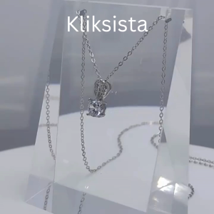 Kalung Wanita Titanium Korea Anti Karat Fashionable Look Necklace Angel Love XL 54