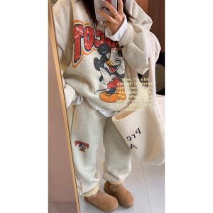SUOSHE | Plus Size Cartoon Print Winter Set 2 Pieces