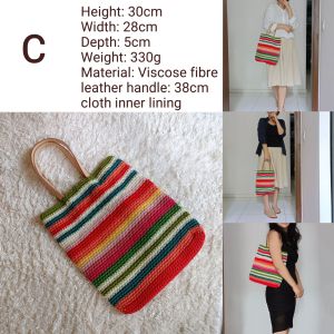 DaVee | Handmade crochet bag shopping bag tote bucket bag
