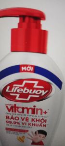 Nước rửa tay Lifebuoy Vitamin bảo vệ vượt trội chai 180g
