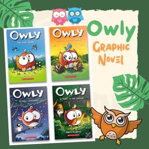 Owly หนังสือ Graphic Novel ภาษาอังกฤษ สำหรับเด็ก เซต 4 เล่ม