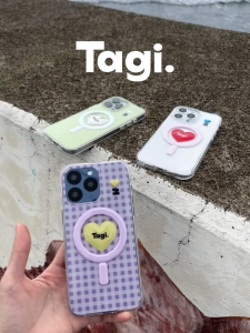 Tagi. Put-Put Heart Magnetic Phone Stand Griptok