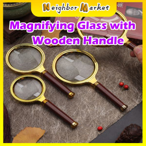 10X Portable Handheld Magnifying Glass Magnifier Loupe Glass Lens for Jewelry Newspaper Book Reading
