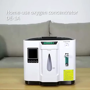 2-9L Adjustable Portable Oxygen Concentrator Machine for Home Use Continuous Flow Oxygen Generator with Remote Control LED Display & Humidifier