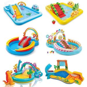 AOBIXIONG | Family Inflatable Water Play Pool with Slide