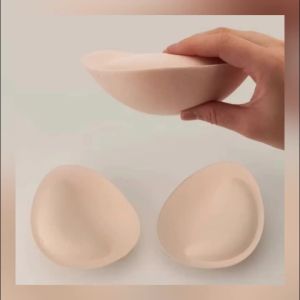 6cm Sponge Padded Bra Thick Push Up Bra Pads Inserts Women Underwear Breast Lift Breathable Bra Pad Lining Swimsuit Insert