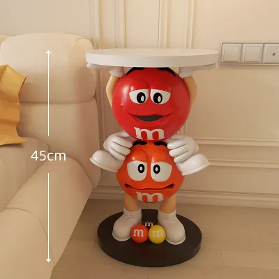 GECHUANGYOUPIN | Creative Cartoon Bean Side Table For Small Spaces