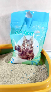 5L Bentonite Cat Litter Food Grade High Absorption Odor Control Clumping Mixed Cat Litter