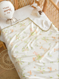 ANYOUBI | Bamboo Fiber 4 Layers Baby Blanket
