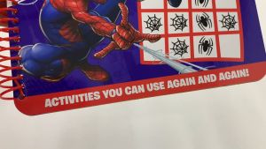 Spider-Man Wipe Clean Activities Book with a wipe-clean pen