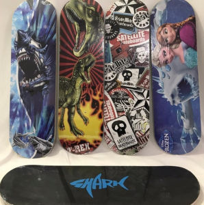 Papan Skateboard Anak Remaja Motif Roda pvc Ukuran L 70cm Besar