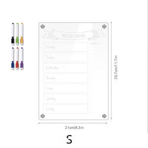 Magnetic Acrylic Erasable Message Board