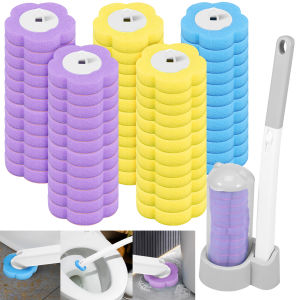 Bộ Đầu Thay Thế Bàn Chải Vệ Sinh Nhà Vệ Sinh Dùng Một Lần 18-72 Chiếc Cán Dài Dụng Cụ Vệ Sinh Bồn Cầu Phụ Kiện Nhà Vệ Sinh Dụng Cụ Vệ Sinh Nhà Cửa Cần Thiết