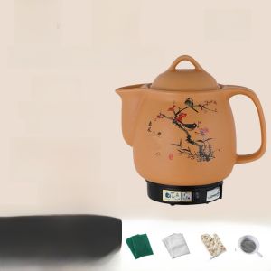 Automatic Electric Ceramic Soup Pot for Cooking Medicine Traditional Chinese Medicine Slow Cooker No Preheating Required