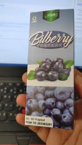 Kapsul Ekstrak Billberry 60kps Original - Obat Mata Lelah Retina Minus Katarak 100% Herbal