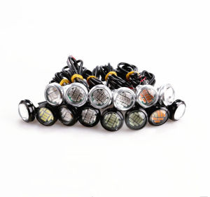 2Pcs Car led Hawkeye Lights 12 LED Grille Signal Lights 23mm led Eagle Eye lamp DRL Daytime Running Light for car motorcycle 12v