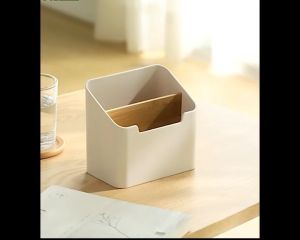 MALOHOME - NISHI Storage Holder Tempat Make Up Holder Remote TV AC Kotak Penyimpanan Organizer Bamboo White Box Organizer Rumah Meja Rapih Malo Home