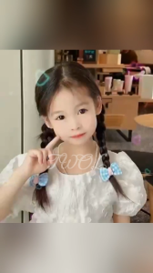 TWOL stock no.033 10Pcs Girls Childrens Bowknot Hair Clip Sweet Head Flower Princess Headwear Hair Accessory