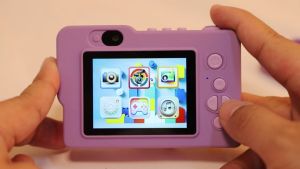 Kids Camera Children Digital Video Toy Camera with 32GB SD CardBlocks for Kids Birthday Gifts with Silicone Building