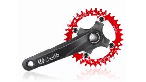 Chooee 104 BCD MTB Narrow Wide Chainring 30T 32T 34T 36T 38T Round Single Chain Ring for Mountain Bike Crankset Parts
