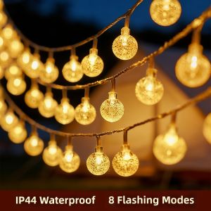 No Brand | Solar Waterproof Flashing LED Lights Outdoor Camping Balcony Room Decorative Light