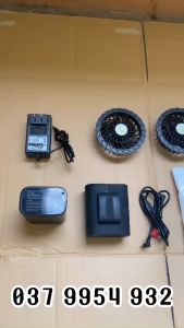 [ Bảo hành 12 tháng ] Áo điều hòa chính hãng Nhật Bản Áo Điều Hòa Quạt Gió Giá Rẻ Tặng Kèm Đá Khô Pin Bền Sạc Nhanh Áo bảo hộ