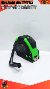 Meteran O-NI 3m x 16mm / Pita Pengukur Mengunci Otomatis / Meteran Tukang Bangunan Panjang 3 METER Genggaman Karet Premium Ergonomis