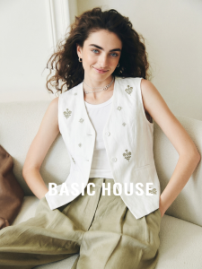 Basic House | White Embroidery Linen Aesthetic Summer Jacket