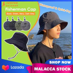 Packable Hats Quick Drying Outdoor Bucket Caps Waterproof Fisherman Hat Anti-UV Camping Hiking Caps Topi Rimba Hat 渔夫帽