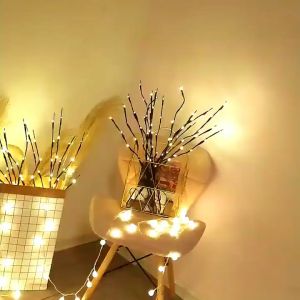 20 bulbs LED willow branch lights for battery-powered party home decor