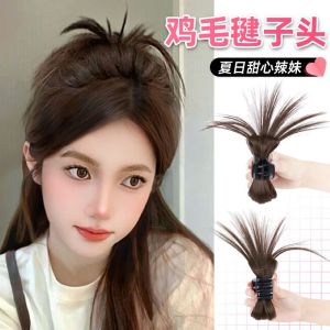 วิกผมผมตรงแบบหนีบผม สำหรับผู้หญิง วิกผมวิกผม