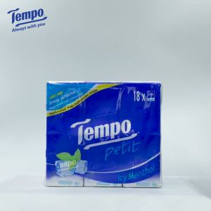 Tempo - Khăn giấy bỏ túi Tempo Petit Cao Cấp 18 gói12 gói hương Bạc Hà/Gỗ Táo/Không Mùi - Mẹ và Bé Unmei