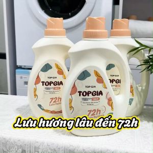 [MUA 1 TẶNG 1] Nước Giặt TopGia 3in1 Hương Lavender Dịu Nhẹ Làm Sạch Vết Bẩn Lưu Hương 72h