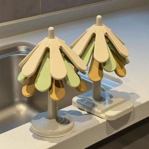 【Hibeautylife】4PCS Tree Design Stand Wooden Trivets Decorative Anti Scald Heat Resistant Table Mat Coaster Wood Placemats Pot