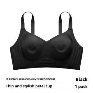 MONCAICHAN | Dream Color Morning Womens Bra Full Cup Seamless Thin Anti-Sagging Side Breast Elimination Summer Style Underwear Nylon Material