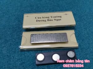 Nam châm dán dùng cho bảng tên nam châm 3 viên dùng dán bảng tên cài áo