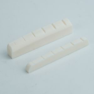 ARM 42/43mm Guitar Bone Nut - White Pre-Slotted Bone Nuts for 6 String ST Strat Style Electric Guitar Replacement Parts Accessor