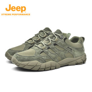 Jeep | Jeep New Womens Outdoor Casual Hiking Shoes Commute Breathable Flat Bottom Mens Lightweight Anti-slip Mountain Climbing Shoes