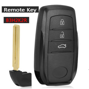KEYECU FCC ID: B3H2K2R 433.58/434.42MHz 4A NCF29A1M HITAG AES Chip for Toyota Yaris 2020+ Keyless Smart Remote Key Fob