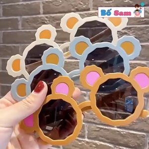 Kính trẻ em tai to hình gấu siêu cute cho bé kính râm Shop bố sam