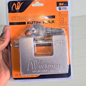 Gembok Kotak Gembok Panzer Ukuran 84MM Blackfoot Gembok Pagar MB|MK039